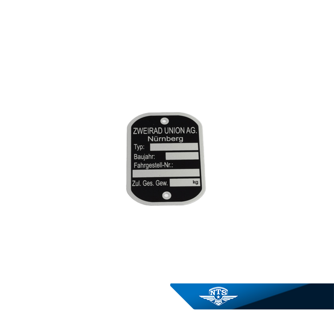 Typskylt Victoria Zweirad Union