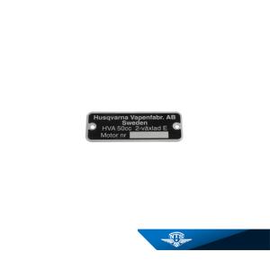 Typskylt Husqvarna 2väx