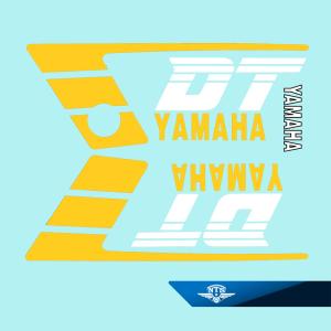 Dekalsats Yamaha DT50MX Gul
