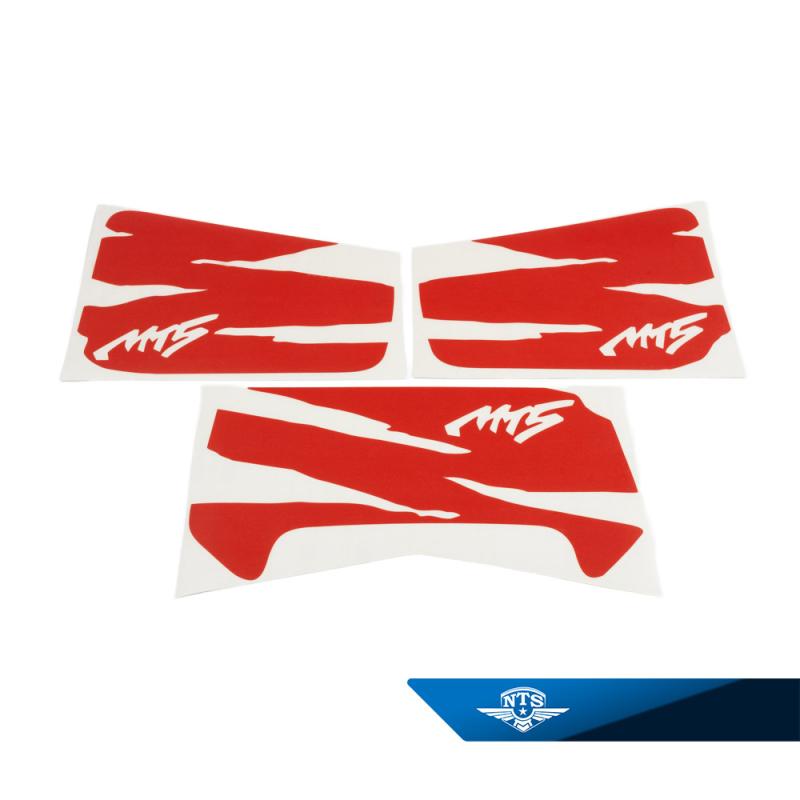 Kåpdekalsats Honda MT röda