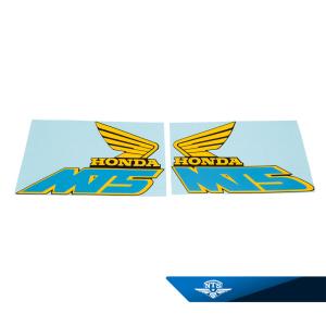 Tankdekaler Honda MT svart 90-