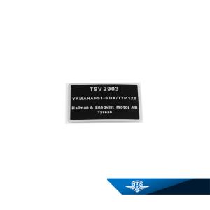 Typskylt Yamaha FS1DX 77-79