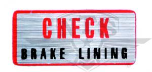 Dekal bromssköld Yamaha