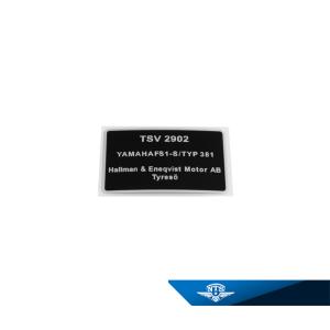 Typskylt Yamaha FS1-S/Typ 381
