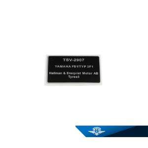 Typskylt Yamaha FS1/Typ 3F1