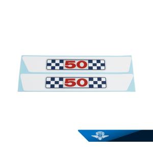 Sidokåpsdekalsats Suzuki K50 II -74