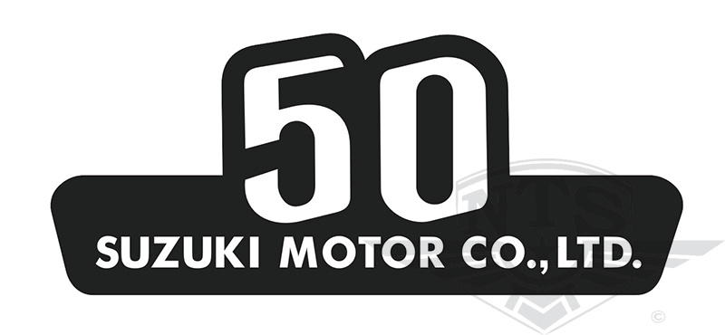 Sidokåpsdekal Suzuki K50 M 75-76