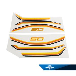 Dekalsats Suzuki K50 Z/DZ orange from 1983