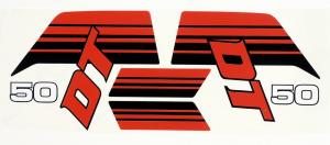 Dekalsats Yamaha DT50MX Vit 83-85