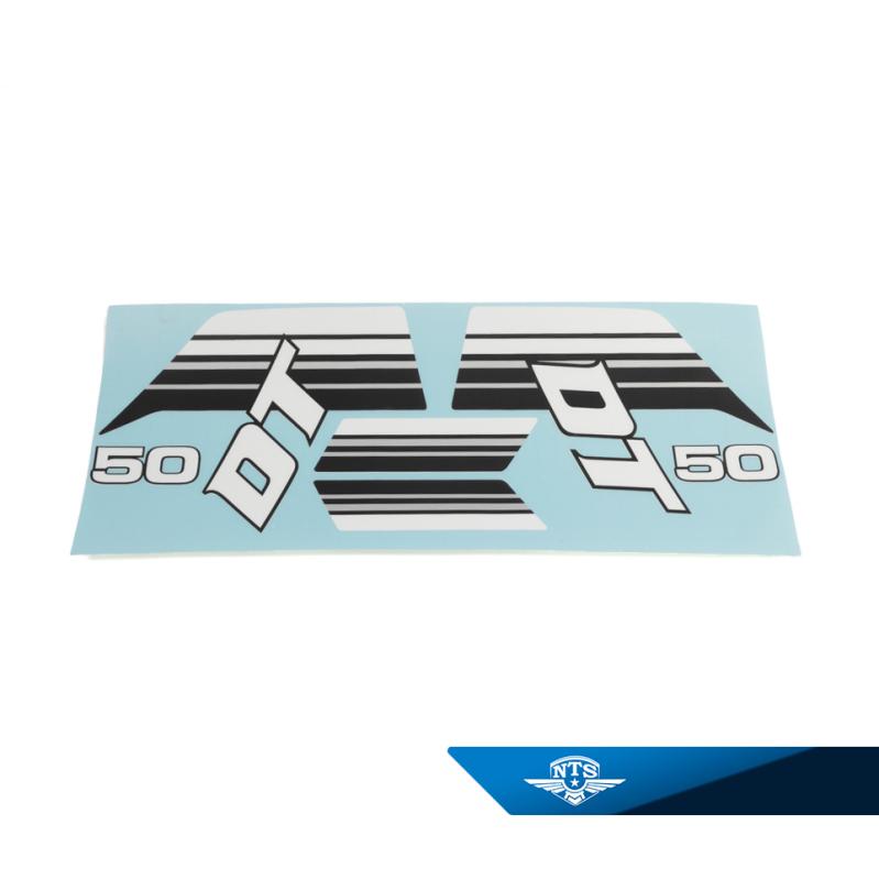 Dekalsats Yamaha DT50MX Röd 83-85