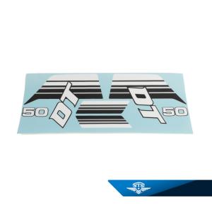 Dekalsats Yamaha DT50MX Röd 83-85