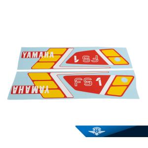 Dekalsats röd Yamaha FS1 89-