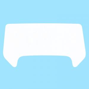 Dekal lyktkåpa vit Honda MT50