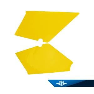 Sidokåpsdekalsats gul Honda MT50