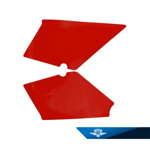 Sidokåpsdekalsats röd Honda MT50