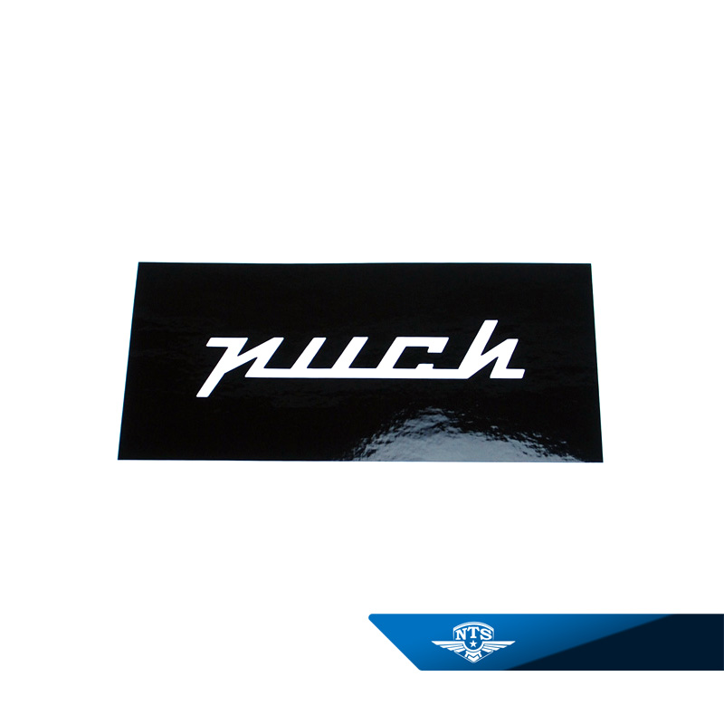 Schablon sadel Puch äldre