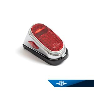 Baklyse Crecent Compact mfl "kyrkfönster" kromat