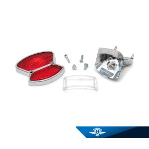 Baklyse Zundapp Combinette röd/krom