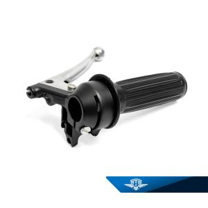 Gashandtag svart med spak Universal