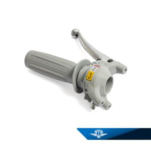 Växelhandtag 3väx grått med alu arm