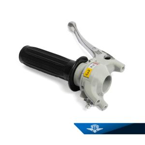 Växelhandtag 3väx Grått massiv alu arm