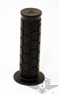 Gummihandtag svart fyrkant 24mm Universal