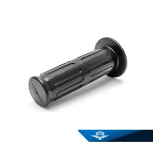 Gummihandtag ränder svart 22mm Universal