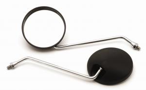 Backspeglar M10 svart/krom 1 par Universal