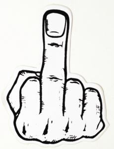Dekal Finger 10x8cm