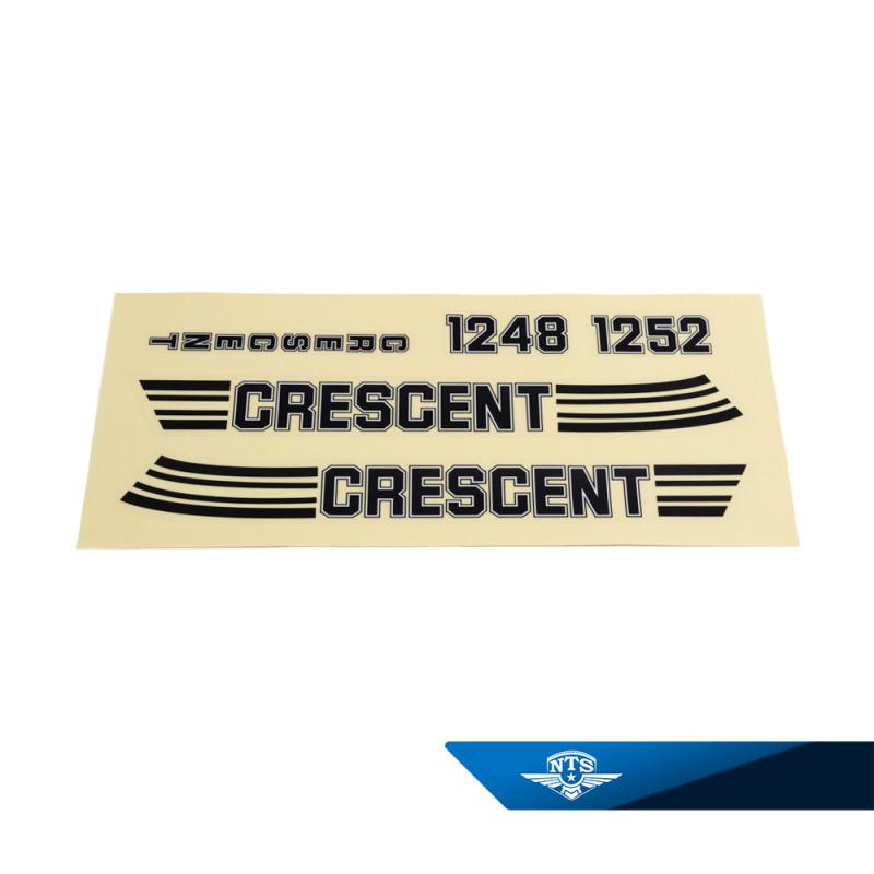 Dekalset Crescent Compact 1248/1252 Svart/Vit