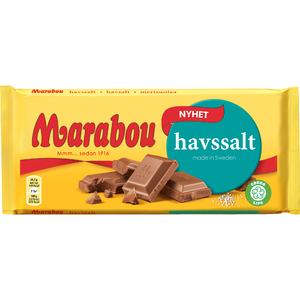 Mjölkchoklad Marabou Havssalt 185 gram
