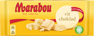 Mjölkchoklad Marabou vit choklad 180 gram