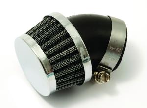 Luftfilter Uni. böjt 45gr 28mm Universal