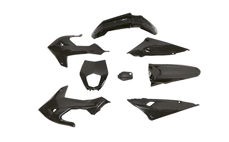 Kåpkit Reiju MRT pro 50/MRT 50 2022 - Svart blank