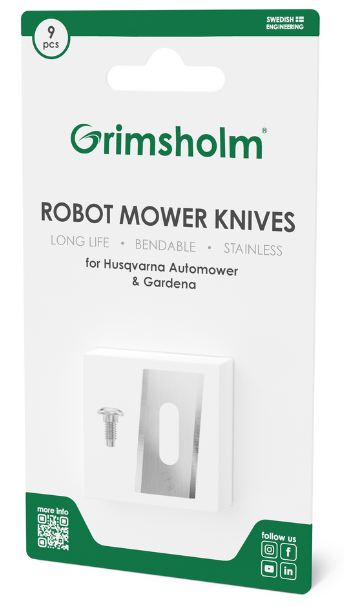 Knivar Husqvarna Automower mfl. Turn-Around 9-pack Grimsholm