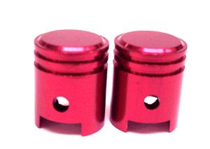 Ventilhattar kolv Röda 1 par Universal