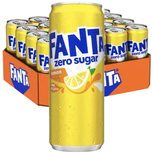 Fanta Lemon Zero 20x33cl inkl pant