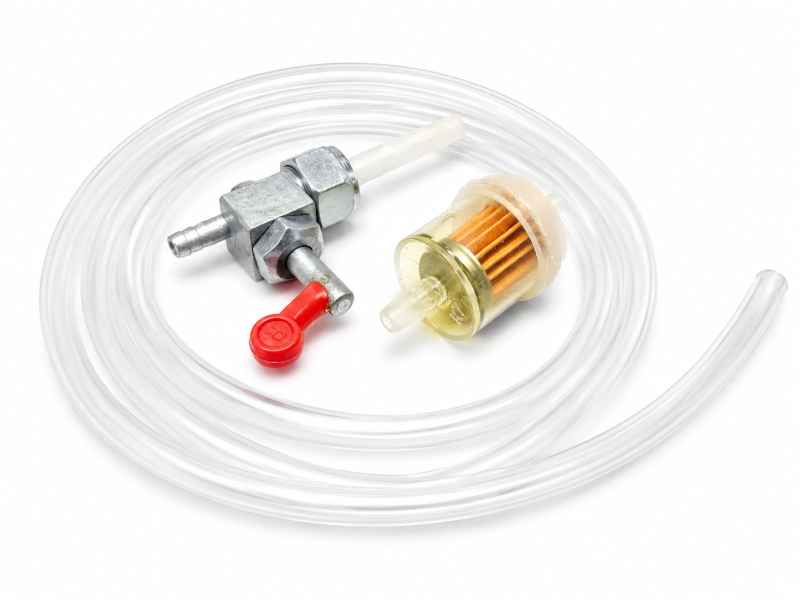 Bensinkran M16 Rak inkl slang & filter Universal
