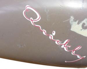 Tankdekal NSU Quickly vit/röd