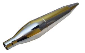 Ljuddämpare 28mm m. fäste Kreidler Cigarrmodell