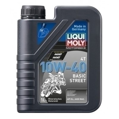 Motorolja Liqui Moly 10w40 Basic Street 1liter
