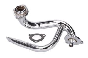 Avgaskrök Derbi Senda mfl kromad