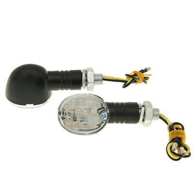 Blinkers Led M10 Drop svarta Universal 1 par