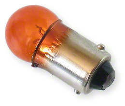 Glödlampa orange 12V 10W BA15S