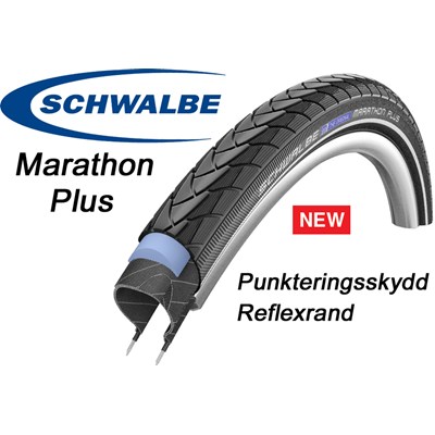 Däck 20x1.75" (47-406) Schwalbe Marathon Plus