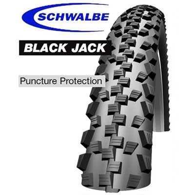 Däck 26x1,90" (47-559) Schwalbe Black Jack