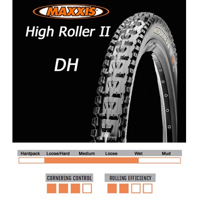 Däck 26x2,40" (61-559) Maxxis High Roller II DH Supertacky