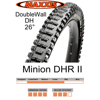 Däck 26x2,4" Maxxis Minion DHR II Supertacky
