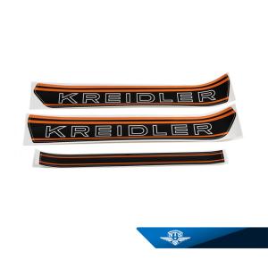 Dekalsats svart/orange Kreidler