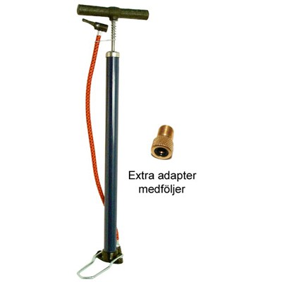 Fotpump retro blå